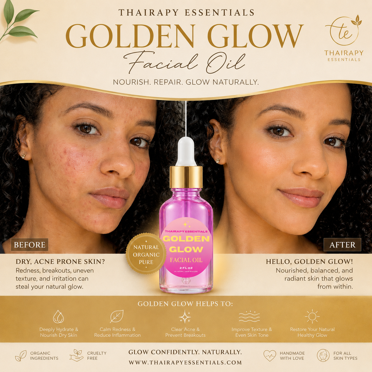 Golden Glow Facial Oil