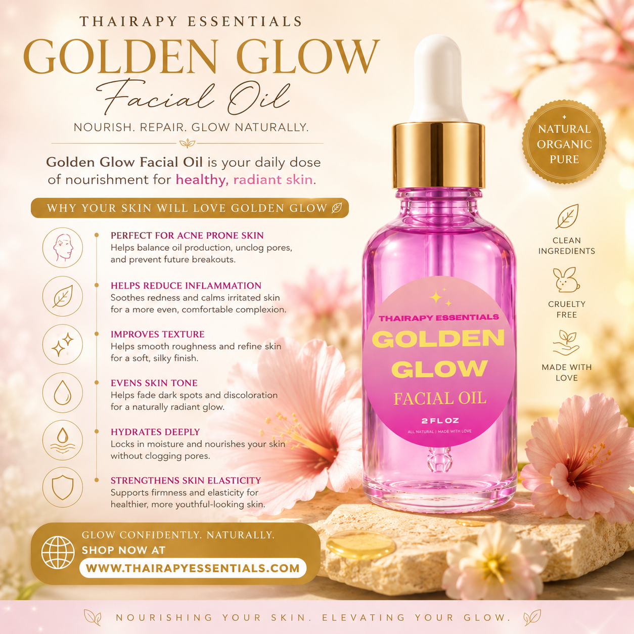 Golden Glow Facial Oil